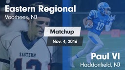 Matchup: Eastern vs. Paul VI  2016