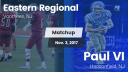 Matchup: Eastern vs. Paul VI  2017