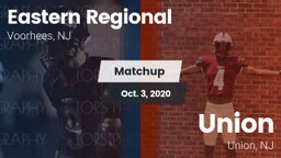 Matchup: Eastern vs. Union  2020