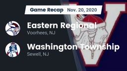 Recap: Eastern Regional  vs. Washington Township  2020