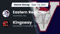Recap: Eastern Regional  vs. Kingsway  2021