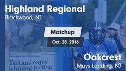Matchup: Highland Regional vs. Oakcrest  2016