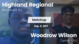 Matchup: Highland Regional vs. Woodrow Wilson  2017