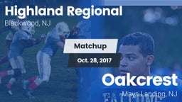 Matchup: Highland Regional vs. Oakcrest  2017