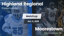 Matchup: Highland Regional vs. Moorestown  2018