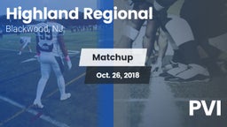 Matchup: Highland Regional vs. PVI 2018