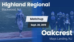 Matchup: Highland Regional vs. Oakcrest  2019