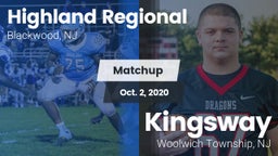 Matchup: Highland Regional vs. Kingsway  2020