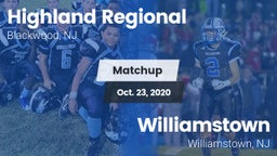 Matchup: Highland Regional vs. Williamstown  2020