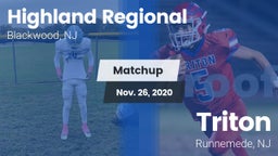Matchup: Highland Regional vs. Triton  2020