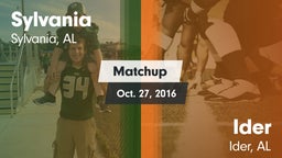 Matchup: Sylvania vs. Ider  2016