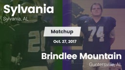 Matchup: Sylvania vs. Brindlee Mountain  2017