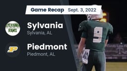 Recap: Sylvania  vs. Piedmont  2022