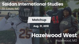 Matchup: Soldan International vs. Hazelwood West  2018