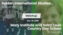 Matchup: Soldan International vs. Mary Institute and Saint Louis Country Day School 2018