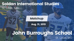 Matchup: Soldan International vs. John Burroughs School 2019