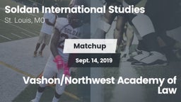 Matchup: Soldan International vs. Vashon/Northwest Academy of Law 2019