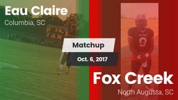 Matchup: Eau Claire vs. Fox Creek  2017