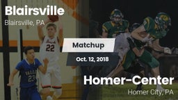 Matchup: Blairsville vs. Homer-Center  2018