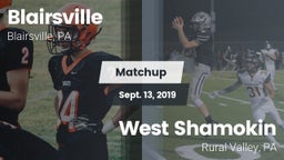 Matchup: Blairsville vs. West Shamokin  2019