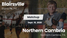 Matchup: Blairsville vs. Northern Cambria  2020