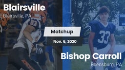 Matchup: Blairsville vs. Bishop Carroll  2020