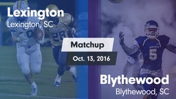 Matchup: Lexington vs. Blythewood  2016