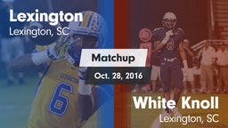 Matchup: Lexington vs. White Knoll  2016