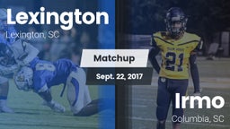 Matchup: Lexington vs. Irmo  2017