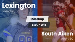 Matchup: Lexington vs. South Aiken  2018