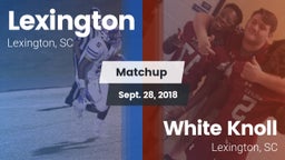Matchup: Lexington vs. White Knoll  2018
