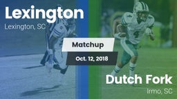 Matchup: Lexington vs. Dutch Fork  2018
