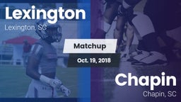 Matchup: Lexington vs. Chapin  2018