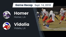 Recap: Homer  vs. Vidalia  2018