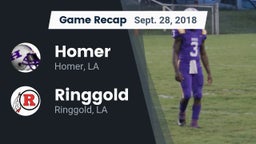 Recap: Homer  vs. Ringgold  2018
