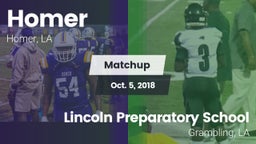 Matchup: Homer vs. Lincoln Preparatory School 2018