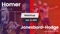 Matchup: Homer vs. Jonesboro-Hodge  2018