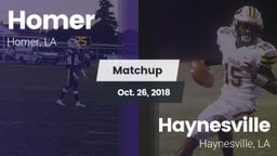 Matchup: Homer vs. Haynesville  2018
