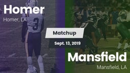 Matchup: Homer vs. Mansfield  2019