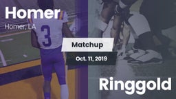Matchup: Homer vs. Ringgold 2019