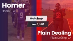 Matchup: Homer vs. Plain Dealing  2019