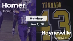 Matchup: Homer vs. Haynesville  2019