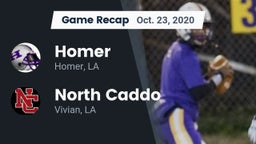 Recap: Homer  vs. North Caddo  2020