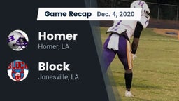 Recap: Homer  vs. Block  2020