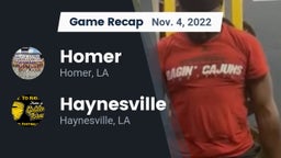 Recap: Homer  vs. Haynesville  2022
