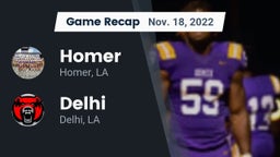 Recap: Homer  vs. Delhi  2022