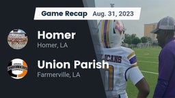 Recap: Homer  vs. Union Parish  2023