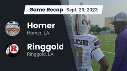 Recap: Homer  vs. Ringgold  2023