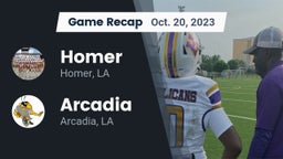 Recap: Homer  vs. Arcadia  2023