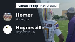 Recap: Homer  vs. Haynesville  2023